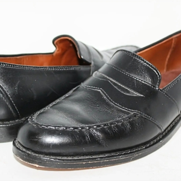 ALLEN EDMONDS Randolph Penny Loafers Men's Moc Toe Black Dress Shoes - Picture 5 of 11